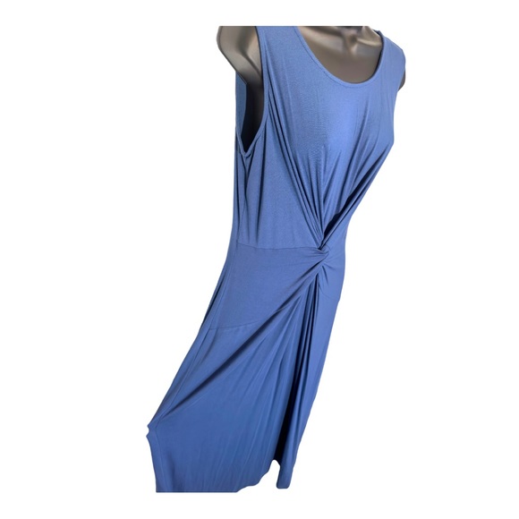 T Tahari Front Twist Crew Neck Sleeveless Maxi Dress Size S - Picture 6 of 6